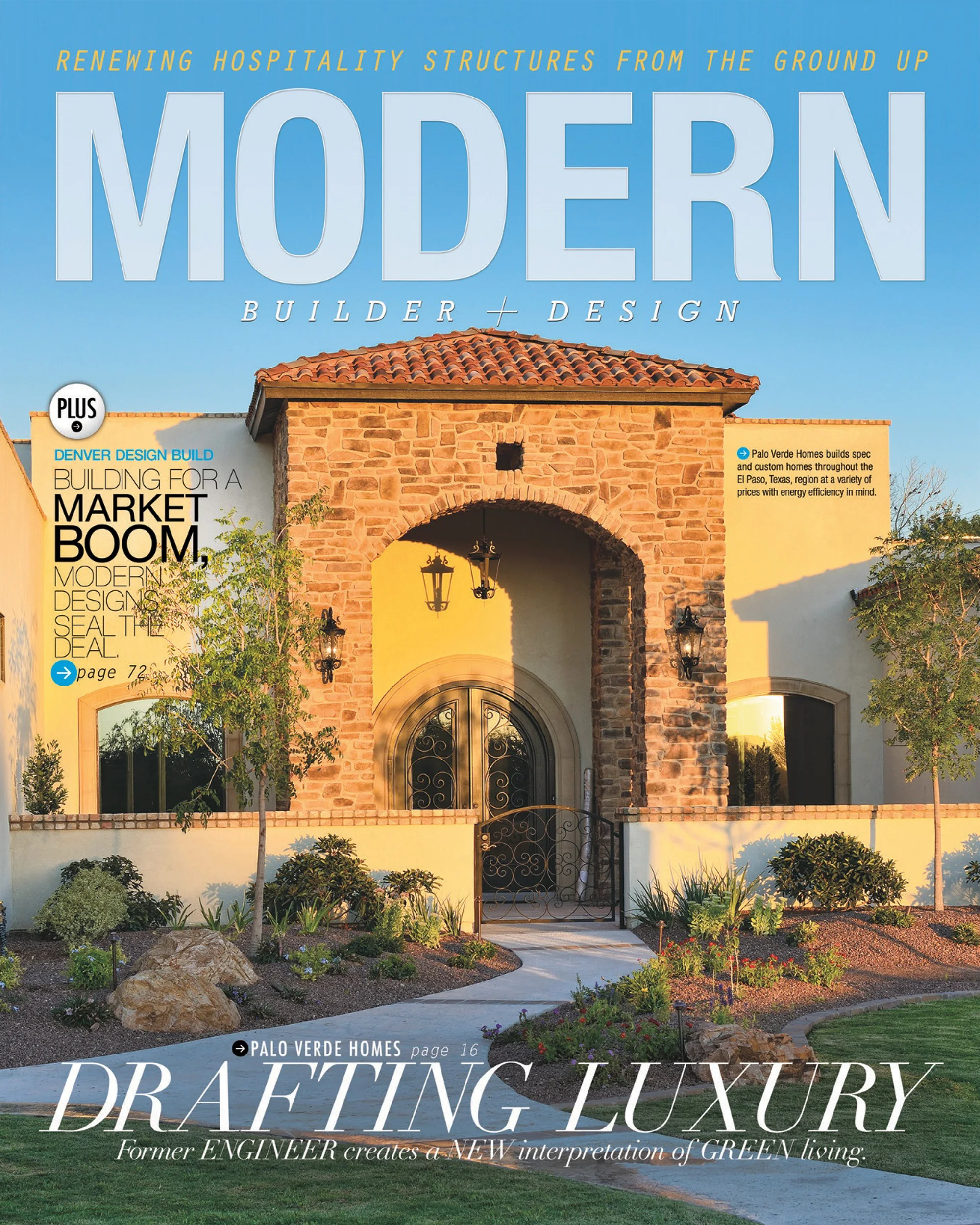 Modern Builder and Design magazine cover